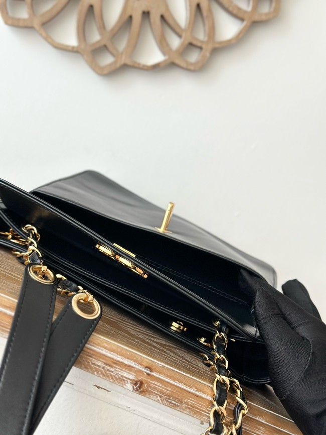 Chanel Small Sheepskin Shoulder Bag A2214 black