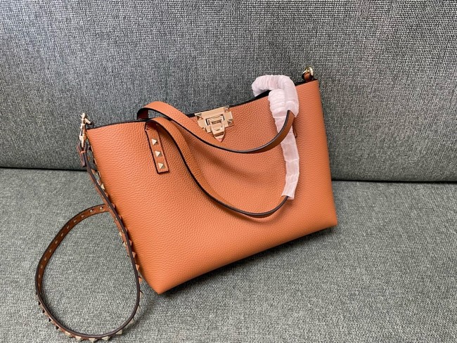 VALENTINO VLOGO calfskin Shoulder Bag 0001 tan