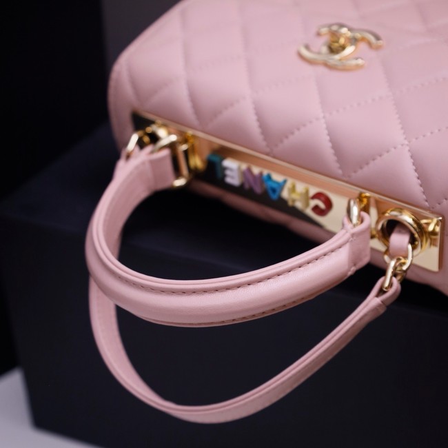 CHANEL mini Flap Bag With Top Handle 4654-4