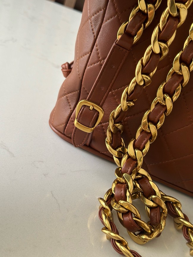 CHANEL BACKPACK A2210 tan