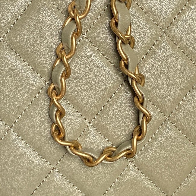 Chanel Mini Bowling Bag AS5572 green