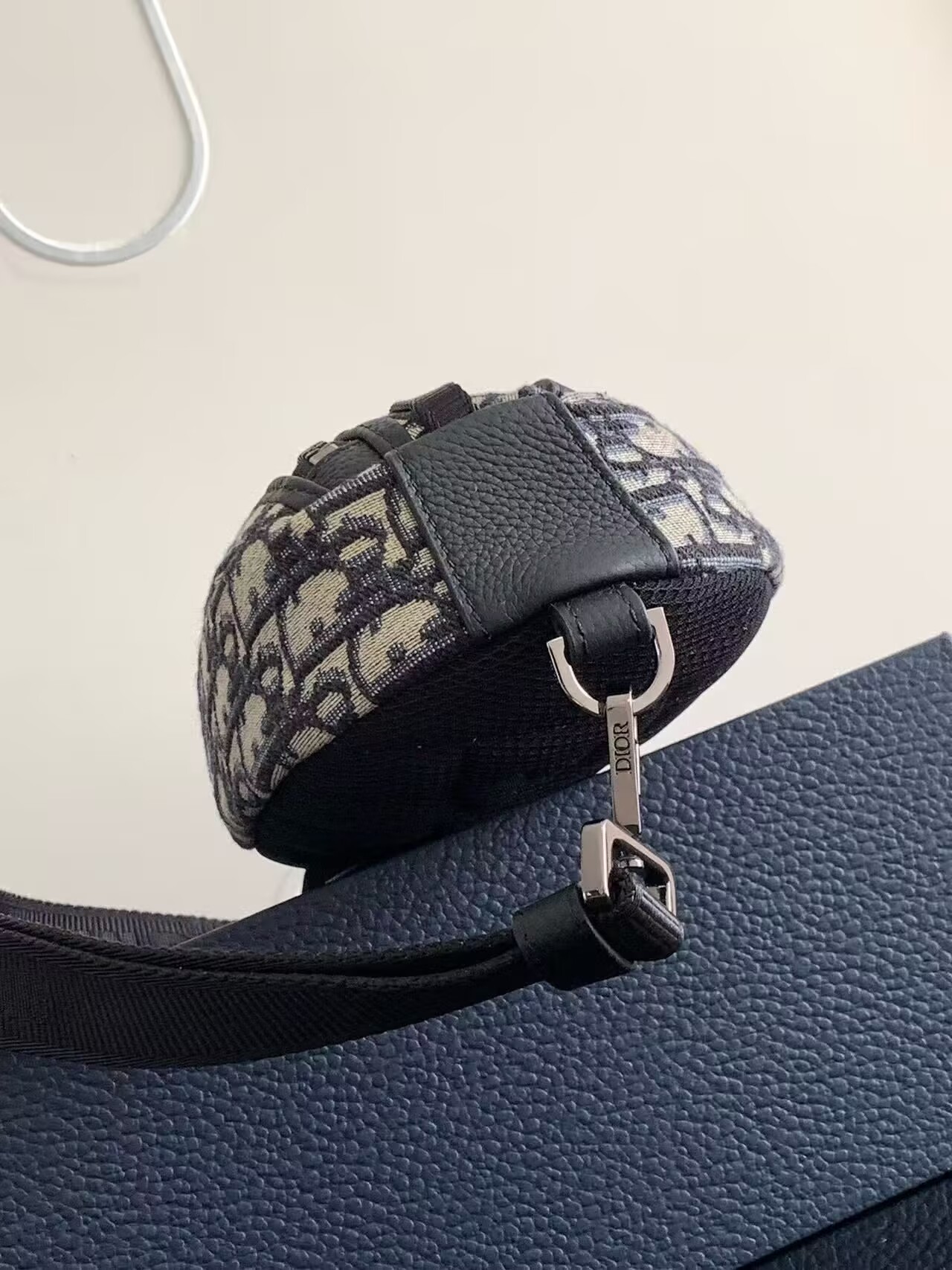 Christian Dior Scarab Oblique Bag 1203 Blue