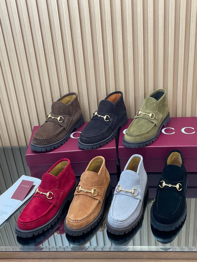 Gucci Womens Horsebit ankle boot 45020-1