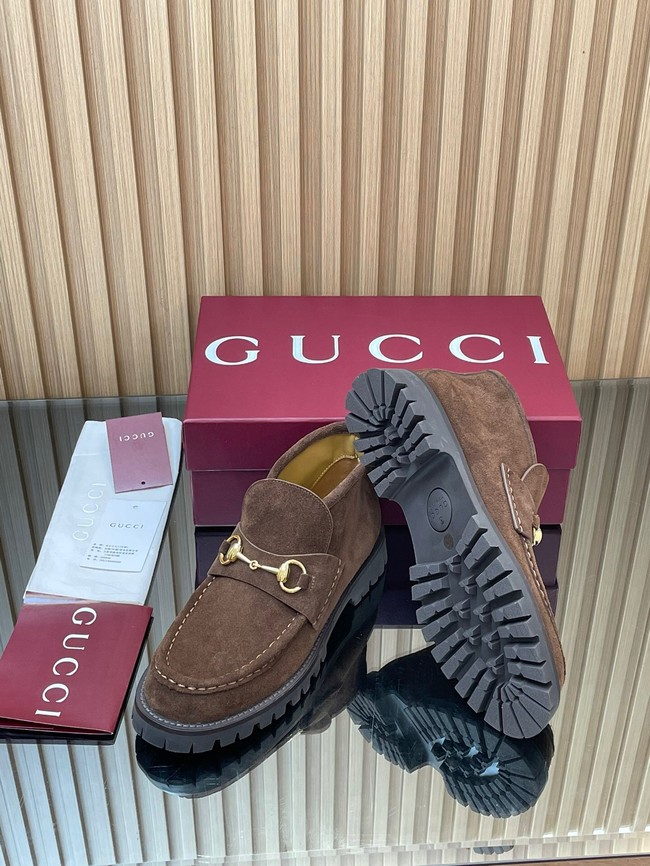 Gucci Womens Horsebit ankle boot 45020-2