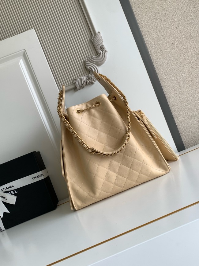 CHANEL 25 Medium Handbag AS5311 Dark Beige