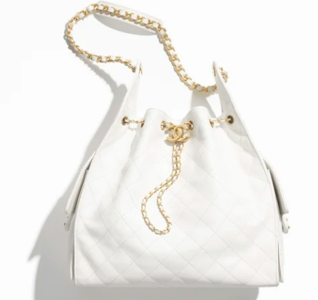 CHANEL 25 Medium Handbag AS5311 White
