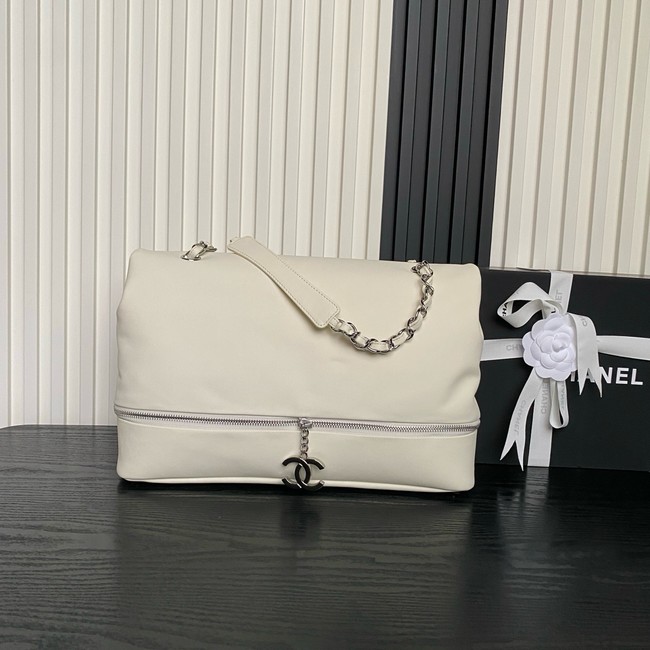 CHANEL Lambskin Shoulder Bags 9902 white&black