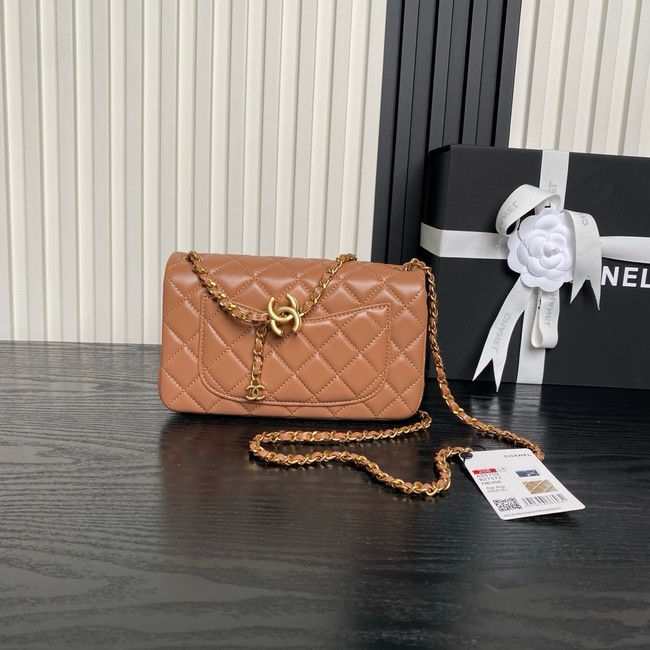 Chanel samll Flap Bag AS5759 Camel