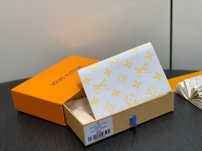 Louis Vuitton Passport Cover M15080 Gray&Yellow