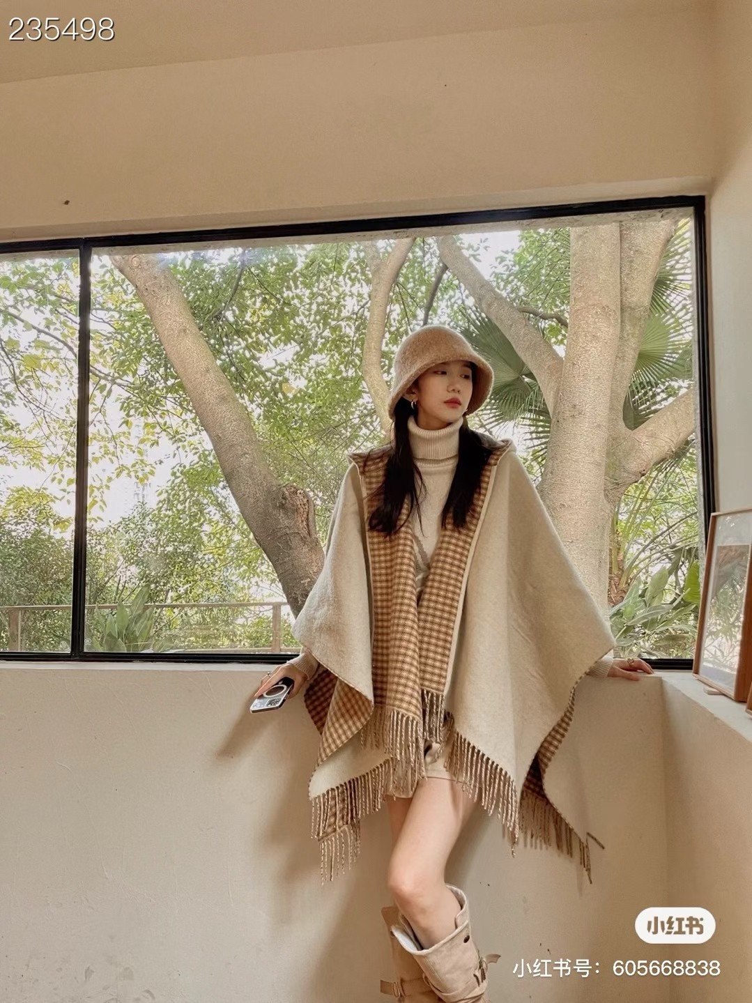 Fendi Cape Double-sided cashmere FDC35921