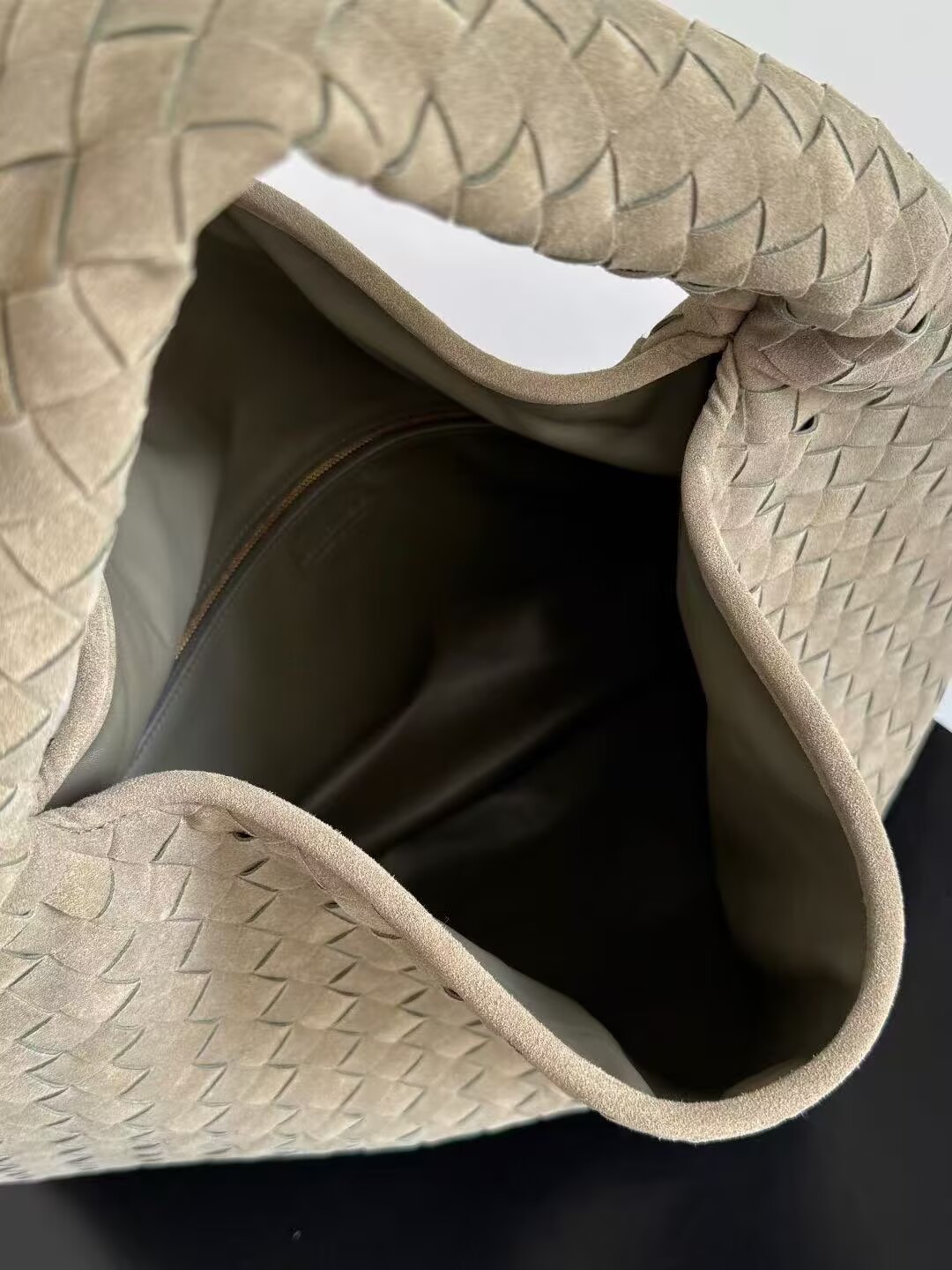 Bottega Veneta Large Hop Bag 763970 Gray