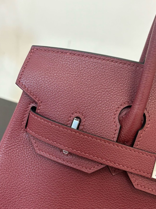 Hermes Birkin evercolor 66541 burgundy