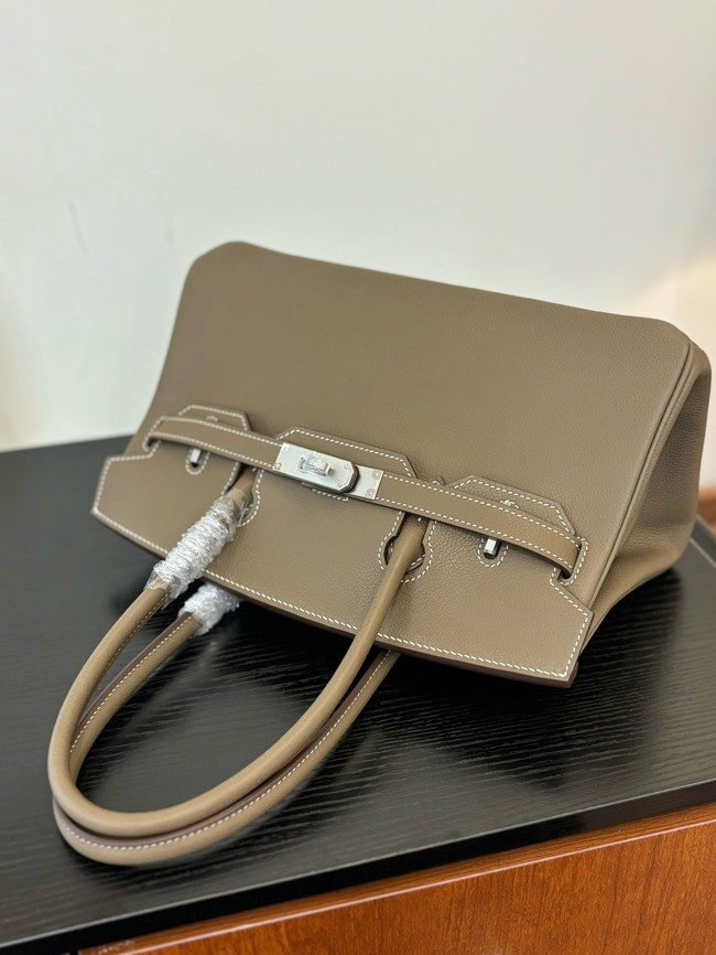 Hermes Birkin evercolor 66541 gray