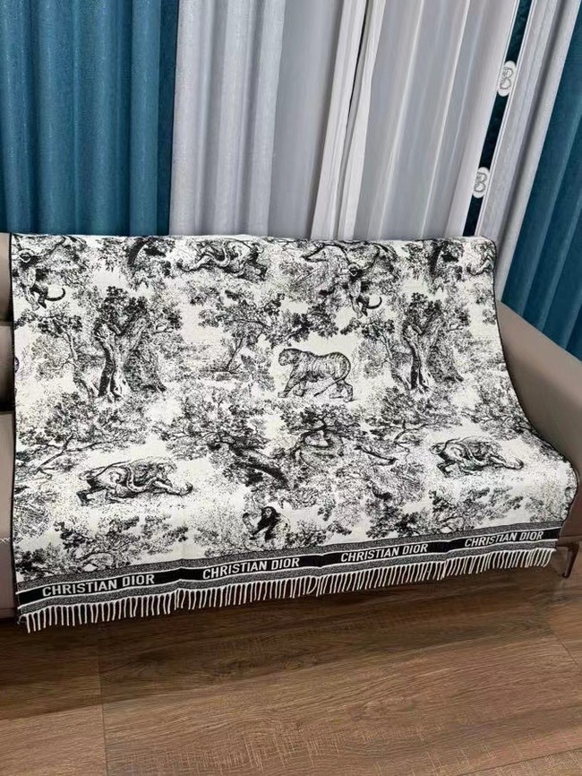 Dior Oblique Poncho Cashmere  21DOB3