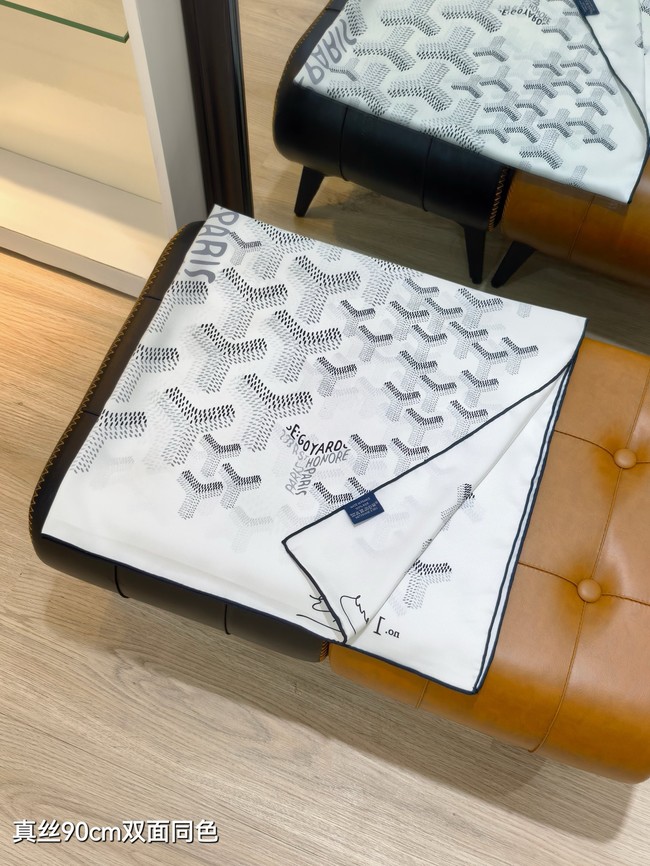 Goyard Square Scarf Silk Jacquard XT2894