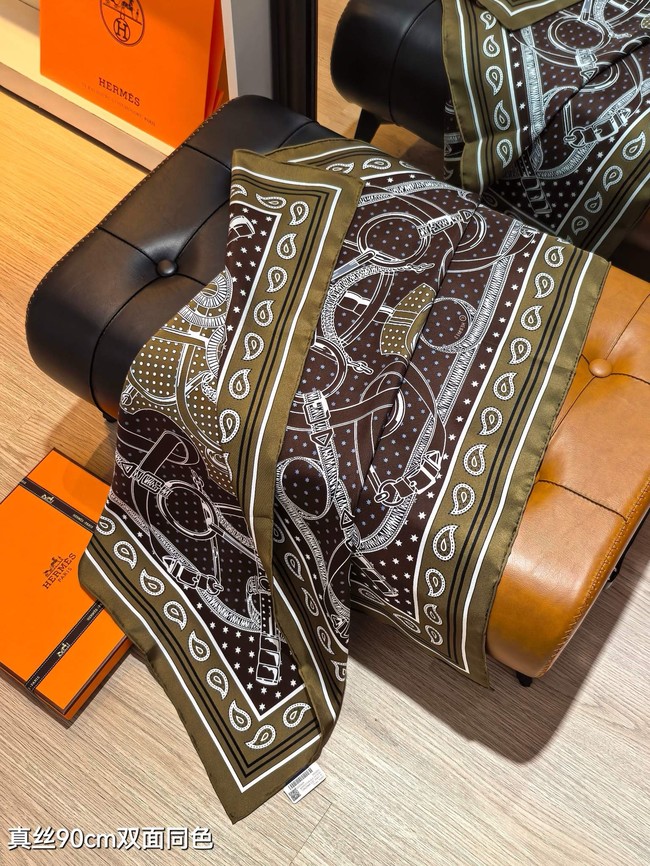 Hermes Shawl Cashmere and Silk Jacquard KY102