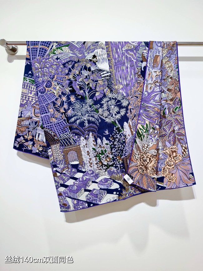 Hermes Shawl Cashmere and Silk KY135