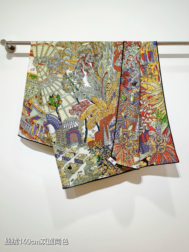 Hermes Shawl Cashmere and Silk KY136