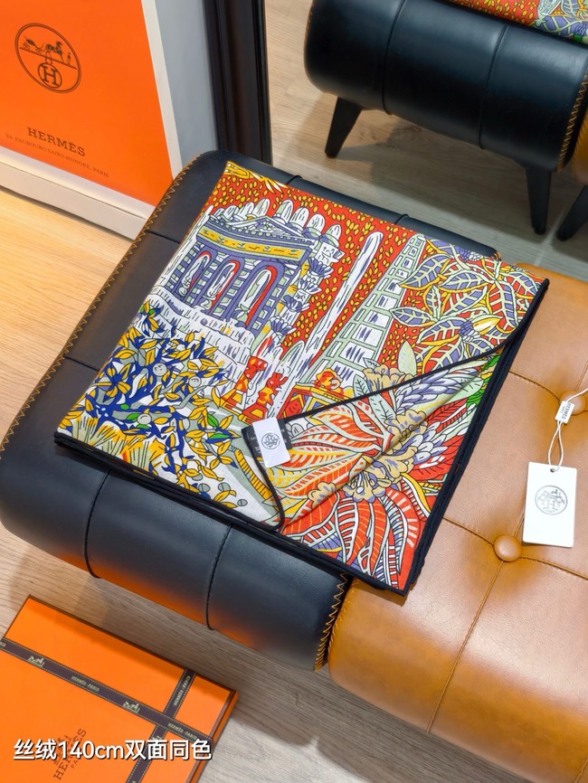Hermes Shawl Cashmere and Silk KY136