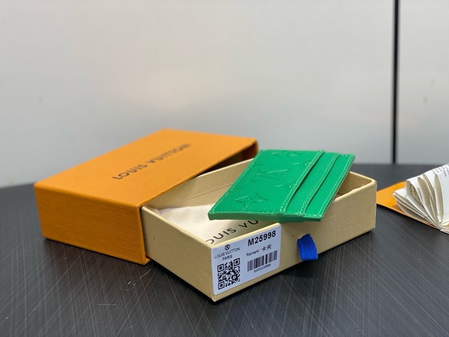 Louis Vuitton Double Card Holder M14771  green