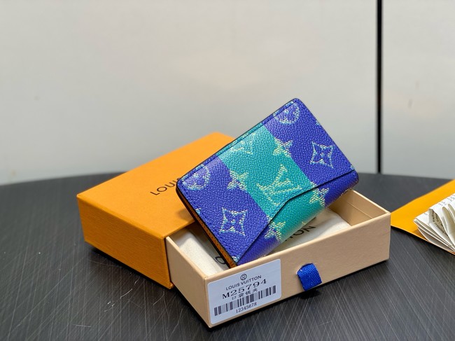 Louis Vuitton Pocket Organizer M25794 blue