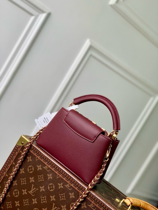 Louis Vuitton Capucines Mini M25497 burgundy