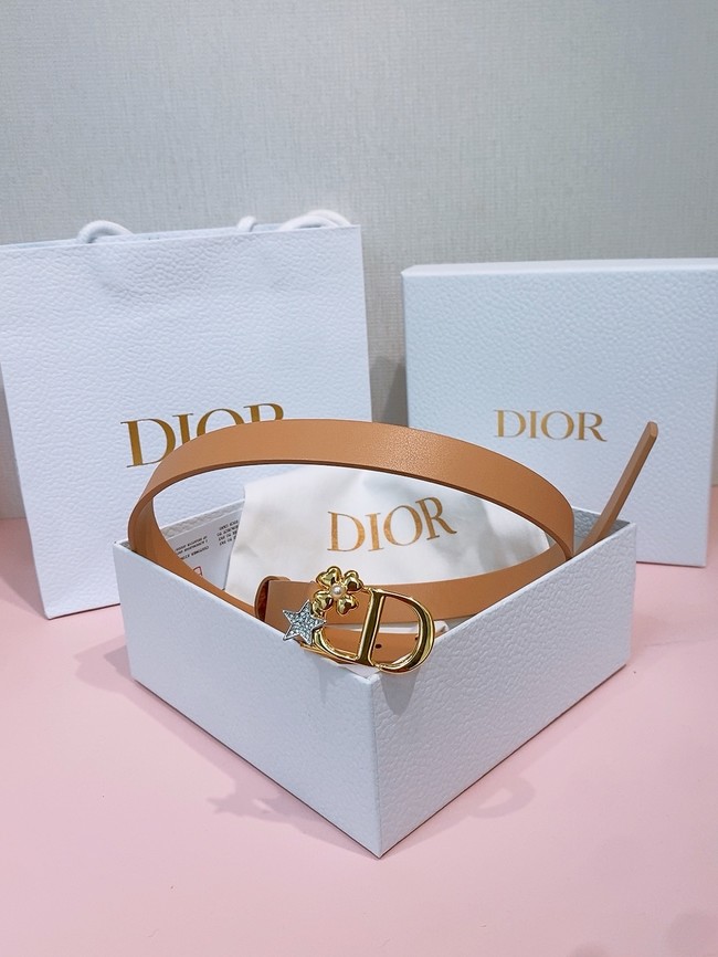 Dior 30 Montaigne Lucky Charms Belt Smooth Calfskin 18MM B0160