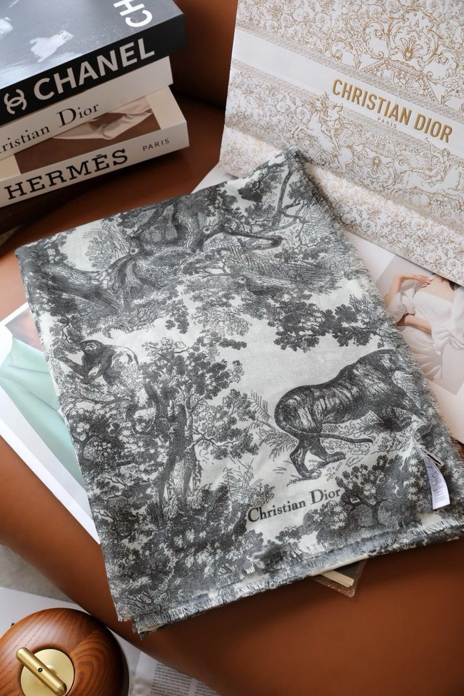 Dior Shawl Wool Silk and Cotton KY180