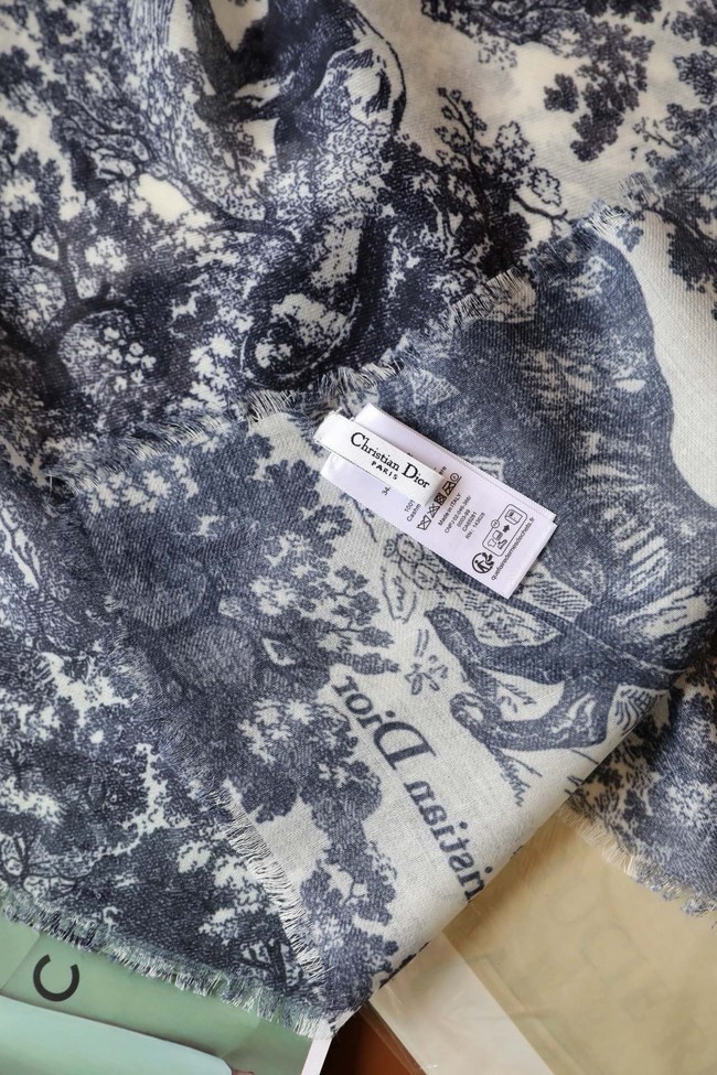Dior Shawl Wool Silk and Cotton KY181