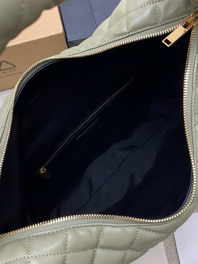 Yves Saint Laurent ICARE hobo in quilted nappa 858160 light green