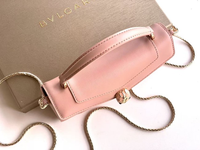 Bvlgari Serpenti Forever leather crossbody bag 289688 pink
