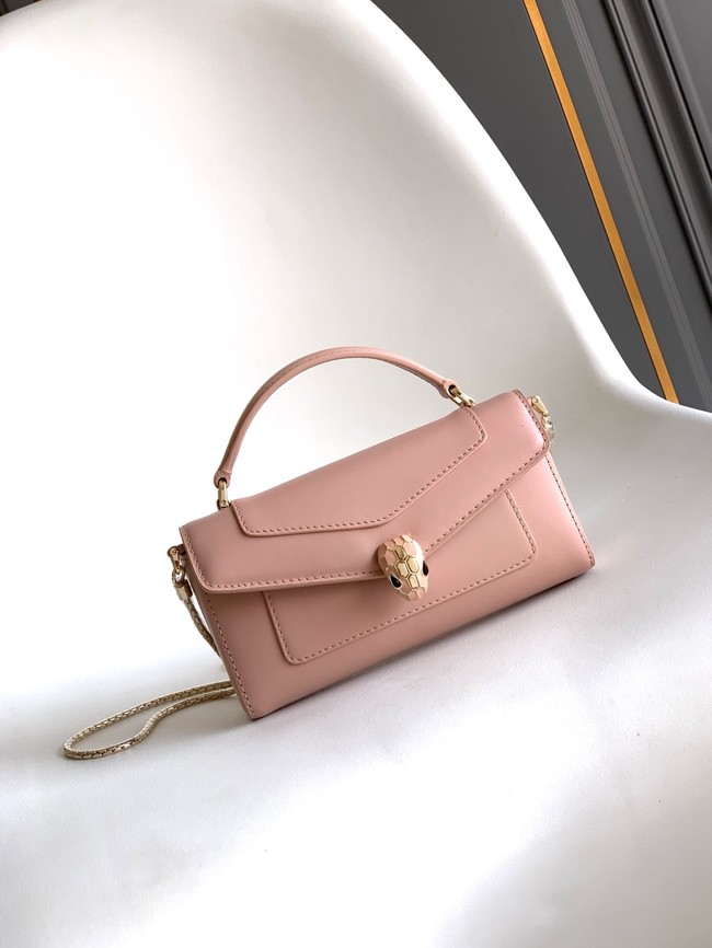 Bvlgari Serpenti Forever leather crossbody bag 289688 pink