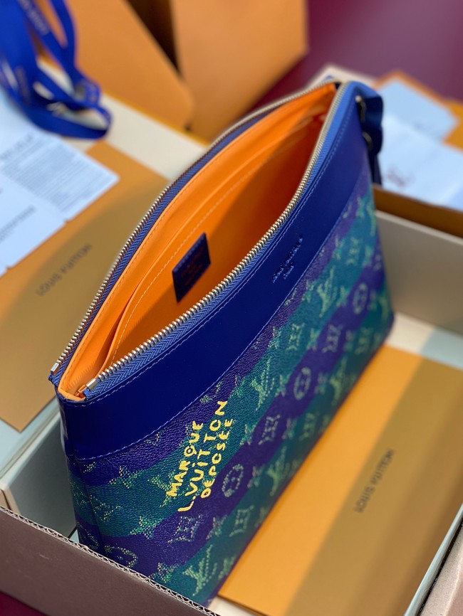 Louis Vuitton Pochette Voyage Souple M11545 BLUE