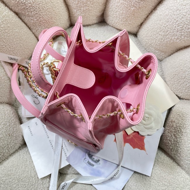 CHANEL 25 Medium Backpack AS5600 pink