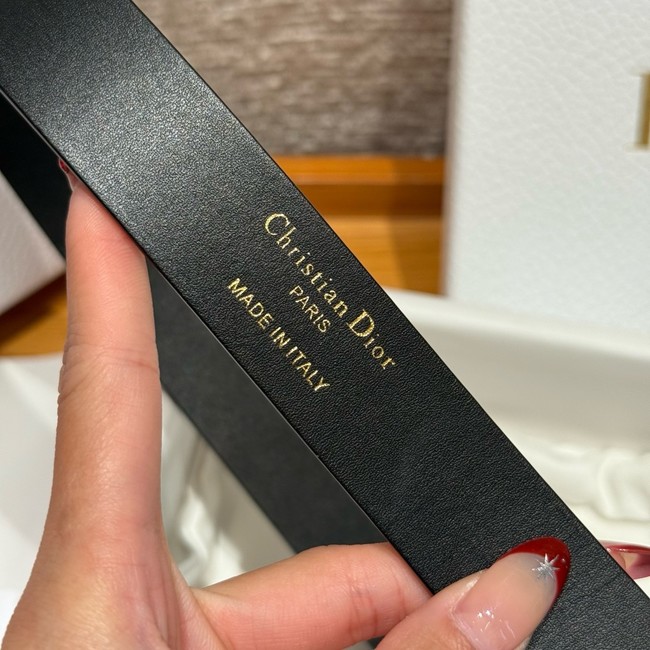 Dior Saddle Belt Smooth Calfskin B0445C-2