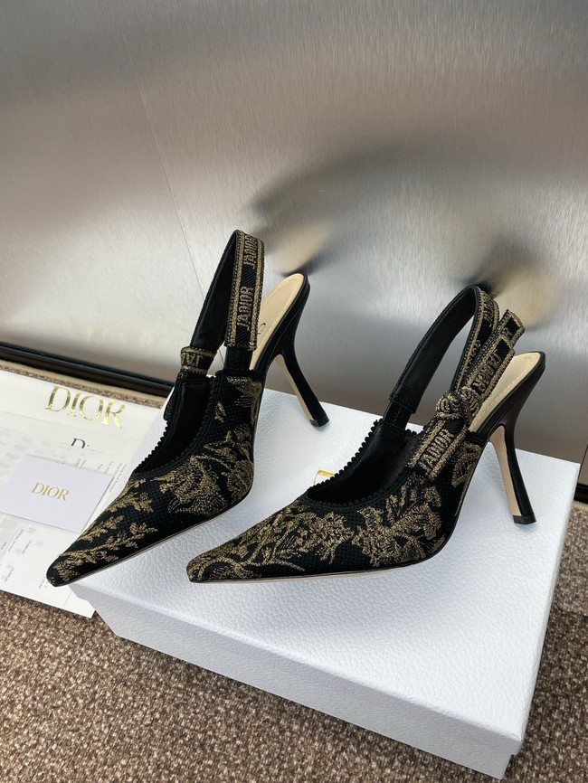 JAdior Slingback Pump Cotton Embroidered KCP867DQ-1