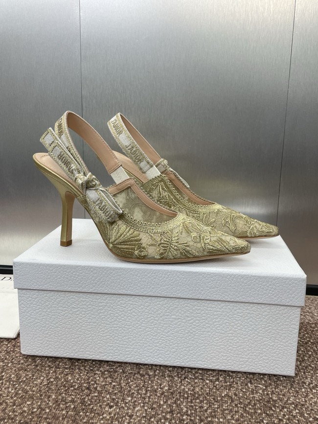 JAdior Slingback Pump Cotton Embroidered KCP867DQ-4