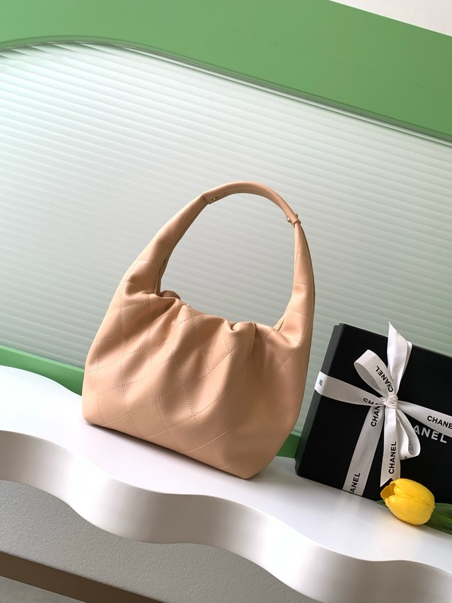 CHANEL Hobo Handbag AS5976 Apricot