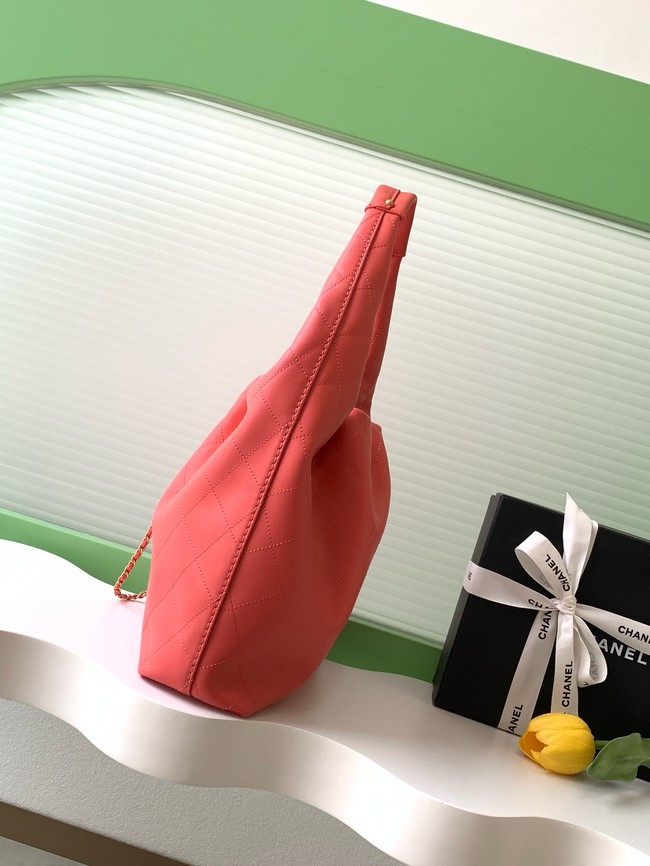 CHANEL Large Hobo Bag AS5967 red