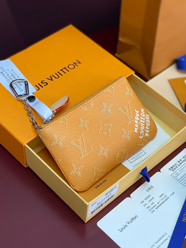 Louis Vuitton NEW Key Pouch S M27141 yellow