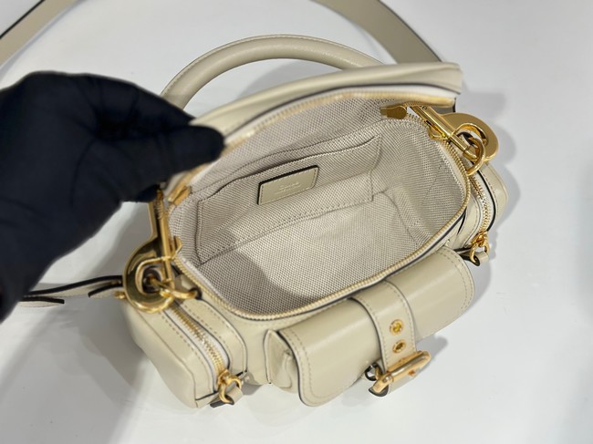 Chloe Soft leather bowling bag W0653 Cream