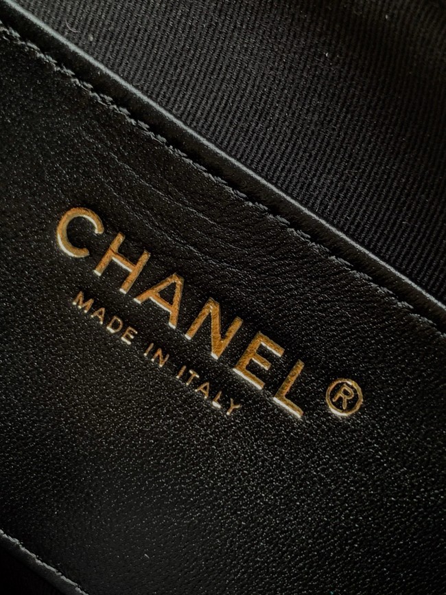 CHANEL velvet Shoulder Bags AP4861 black