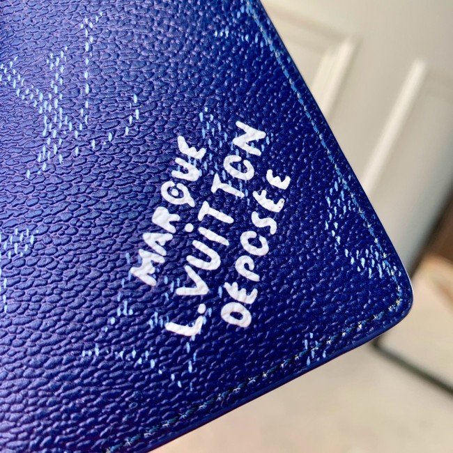 Louis Vuitton Pocket Organizer M26839 blue