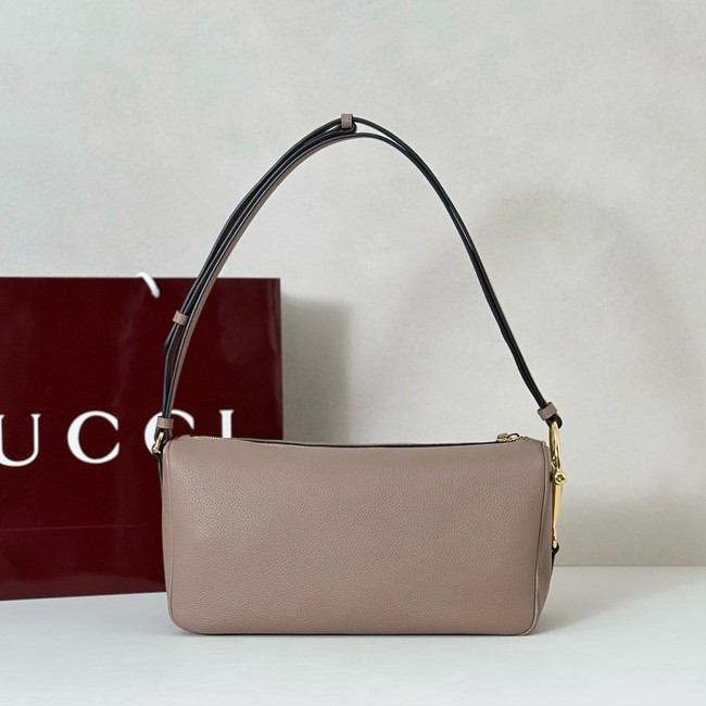Gucci Half Horsebit medium shoulder bag 860787 gray