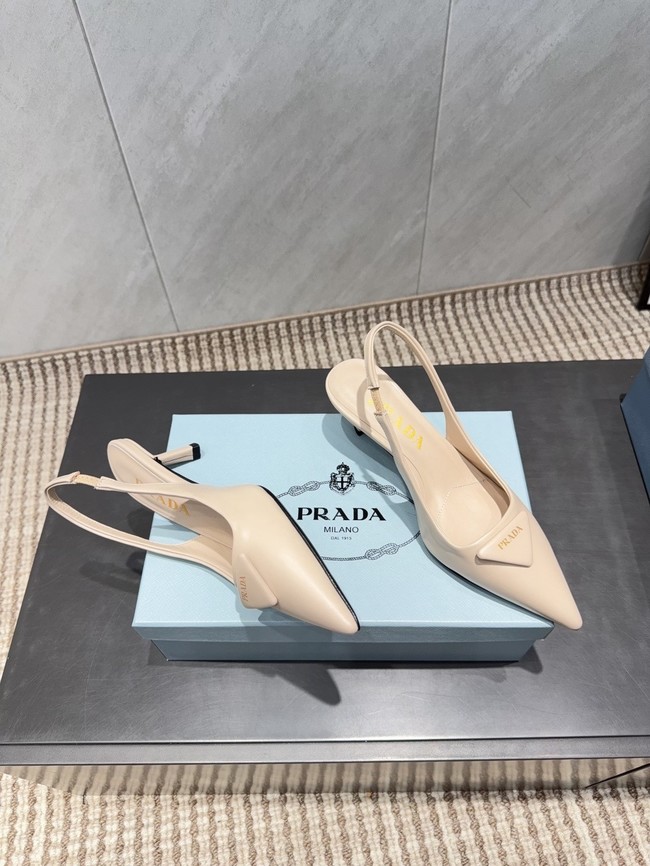 Prada leather slingback pumps 87220-5