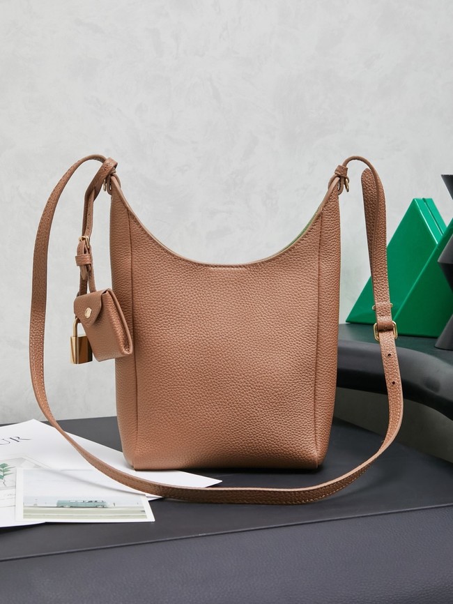 MIUMIU leather Shoulder Bag 5BE098 brown