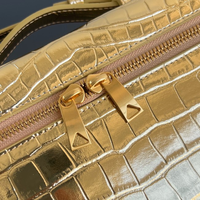 Bottega Veneta Bang Bang Crocodile skin 789109 gold