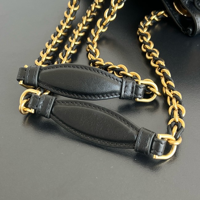 Bottega Veneta Small Parachute Chain 817175 black