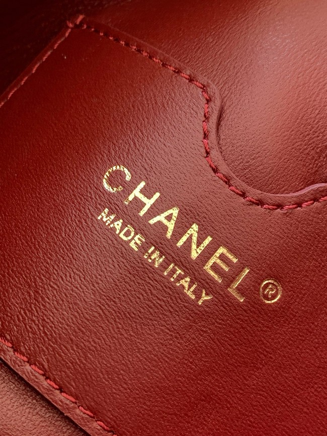 CHANEL Shoulder Bag AS6045 burgundy