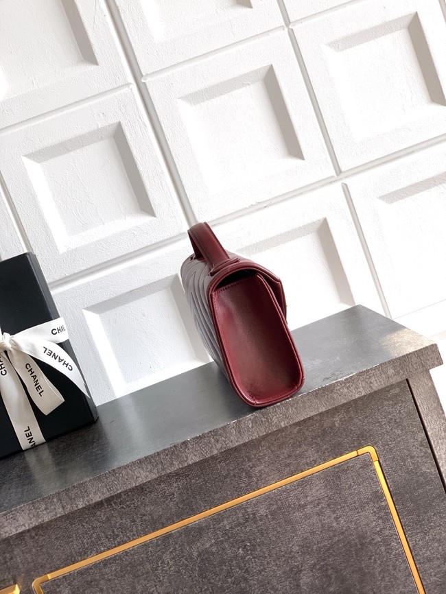 Chanel Original Leather 26X C6044 burgundy